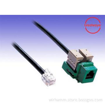 RJ11 female to RJ11 cable adaptor Network Cable Telephony V